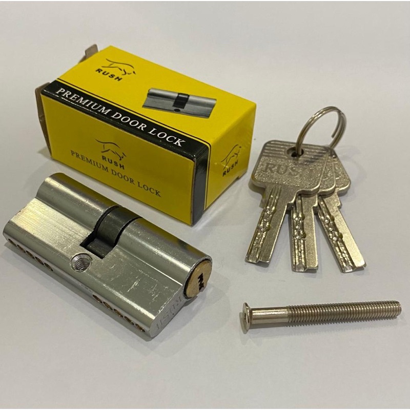 RUSH KECIL ( KHUSUS KUNCI PINTU UKURAN KECIL 20cm ke bawah ) anak kunci pintu rumah kecil cilinder c