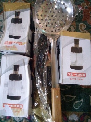 【terima Grosir】shukoo  Alat Masak  Set Peralatan Dapur Spatula Stainless Steel