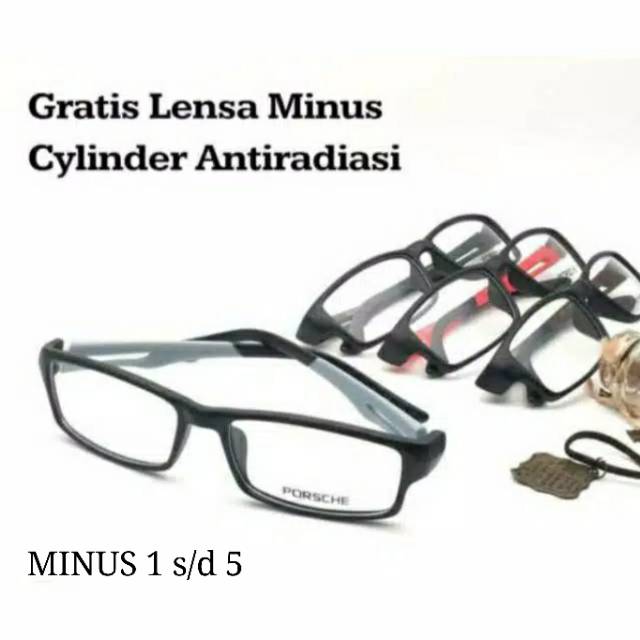 Frame Kacamata Pria Sporty &amp; Trendy | Kaca mata Minus | Kacamata Anti Radiasi | Kaca mata Terbaru