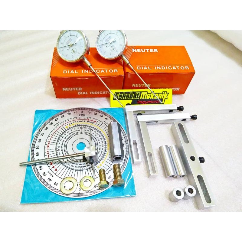 Busur derajat top piston dial set