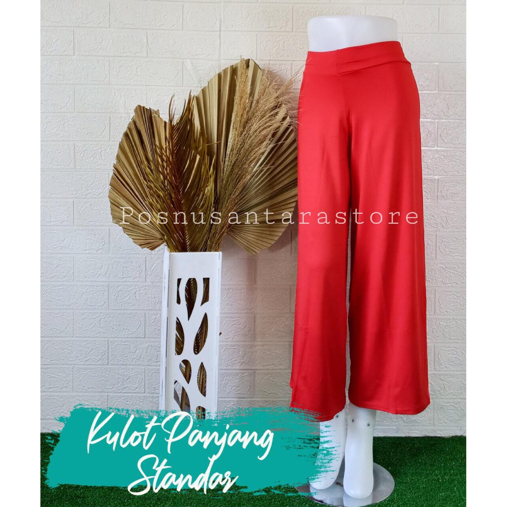 Kulot Wanita Panjang Jersey Hijab STANDART Murah | Shopee Indonesia