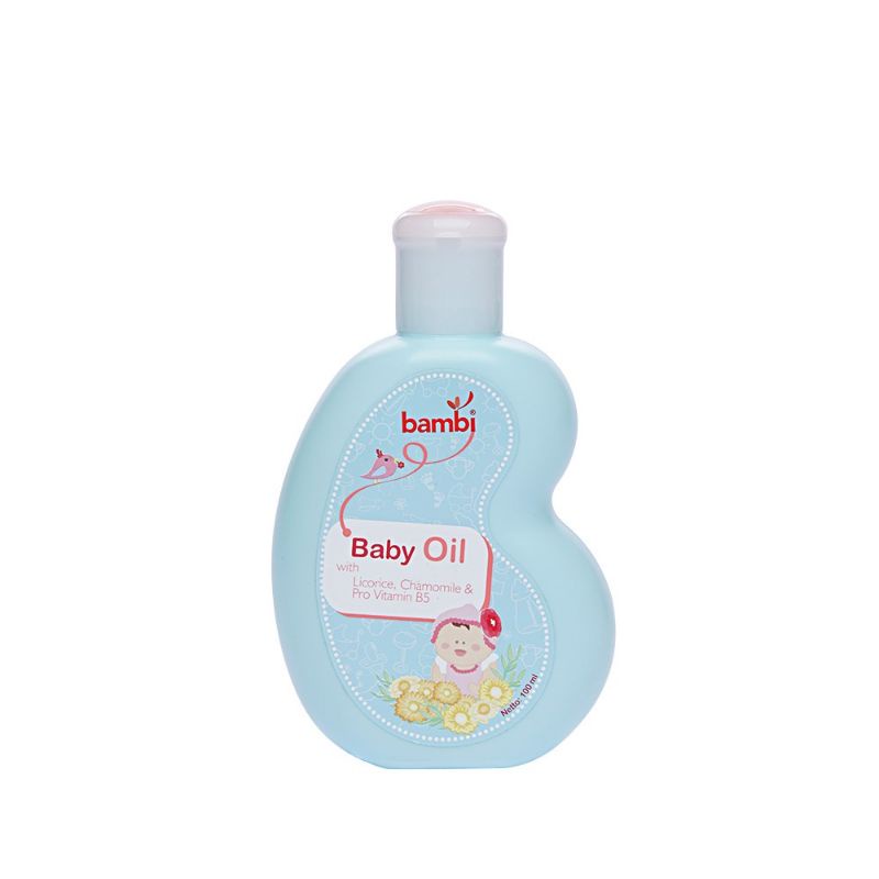 Bambi baby oil 100ml/baby oil licorice,chamomile 100ml