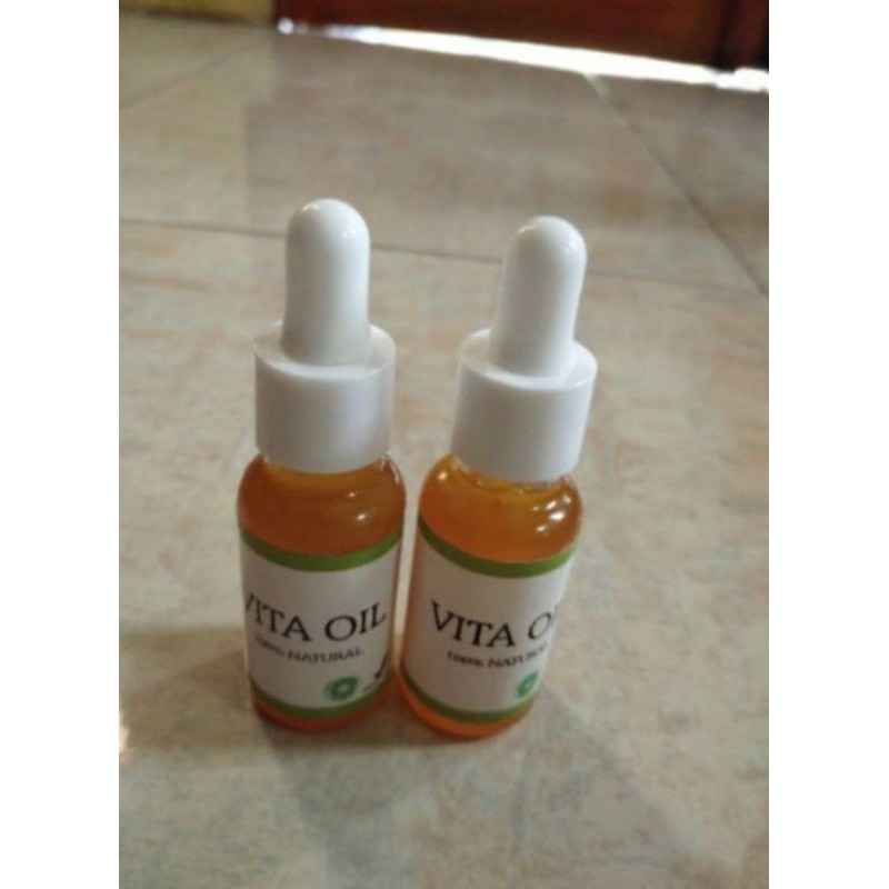 Vita oil 3× oles jerawat dan bopeng hilang