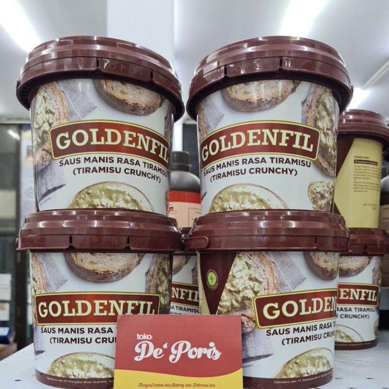 

Goldenfil Tiramisu Crunchy 1Kg Cod Dan Best Seller