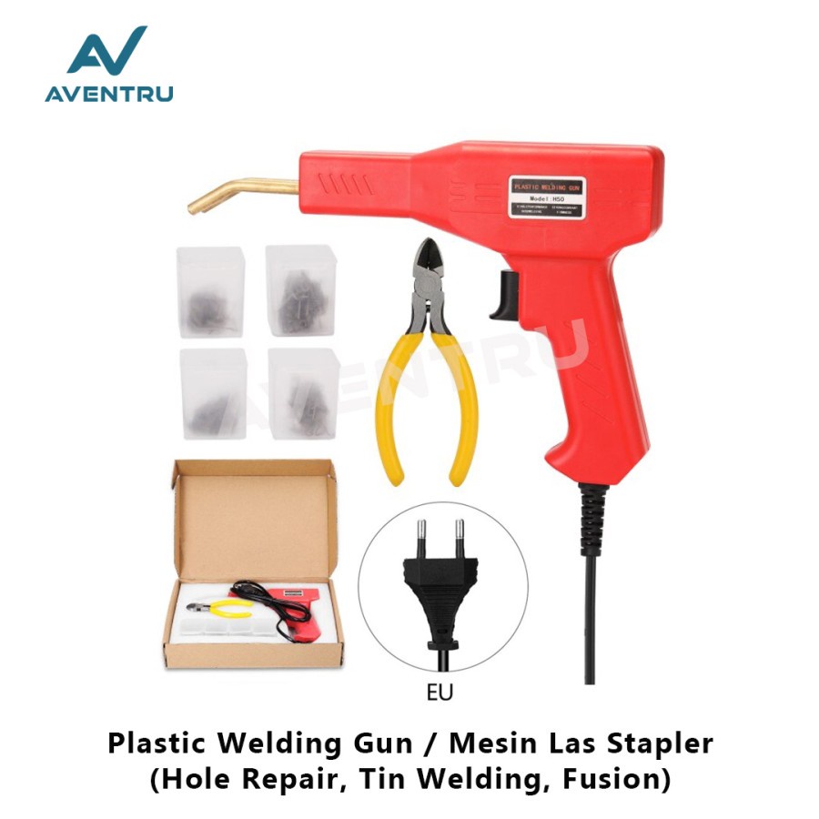 Alat Las Welding Gun Plastik Stapler Pipa Solder PVC Bumper Mobil Car