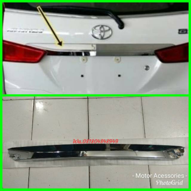 Trunklid Avanza Grand New Avanza Xenia Veloz Original chrome