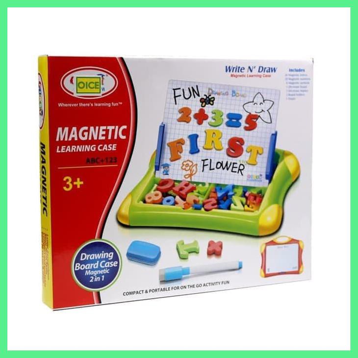 

MAGNETIC DRAWING BOARD - PAPAN TULIS MAGNET - LEARNING EASEL ANAK