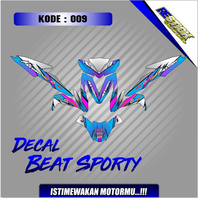 Decal New Beat FI 2017 kode 006-010 - Beat street