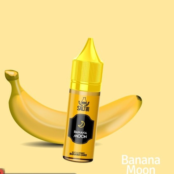 Banana Moon Salt Nic 15ML by Lab51 - Soft Banana Cake