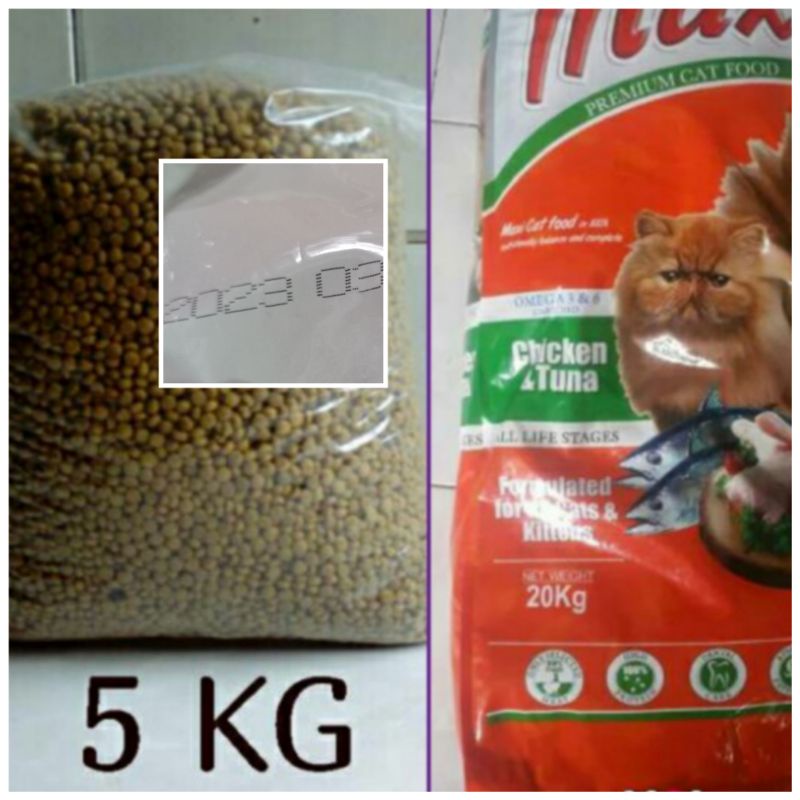 Makanan kucing Maxi cat Best in show repack 5 kg