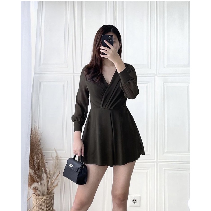 FWG - JUMPSUIT BARBARA / JUMPSUIT KOREA / PAKAIAN WANITA TERBARU / JUMPSUIT WANITA / JUMPSUIT