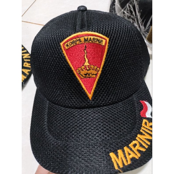 TOPI  PET /JARING BORDER MARINIR.TNI_AL