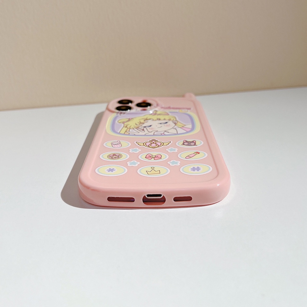 Soft Case Tpu Motif Sailor Moon Untuk iPhone 13pro 13prm 11 7Plus 8Plus Xr XS 13 12pro Max