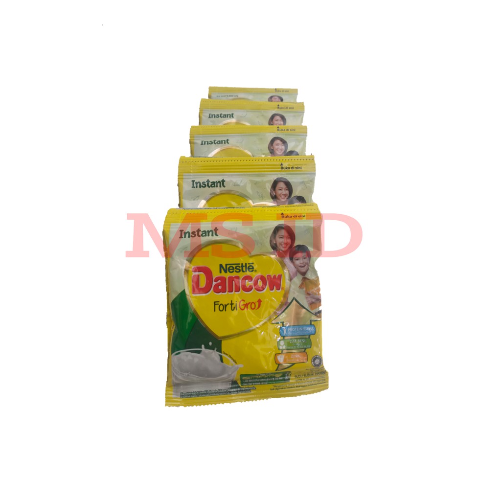 

SUSU BUBUK BERNUTRISI DANCOW FORTIGRO PUTIH RENCENG SACHET ISI 5PCS