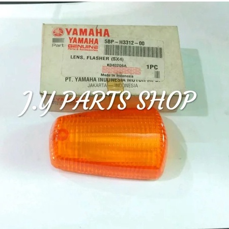 MIKA KACA LAMPU SEN SEIN DEPAN KIRI / BELAKANG KANAN SCORPIO Z LAMA ORIGINAL YGP 5BP-H3312-00