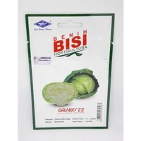 Grosir Benih-Bibit Kubis Grand 22 BISI / Sayur Hidroponik 200 Biji