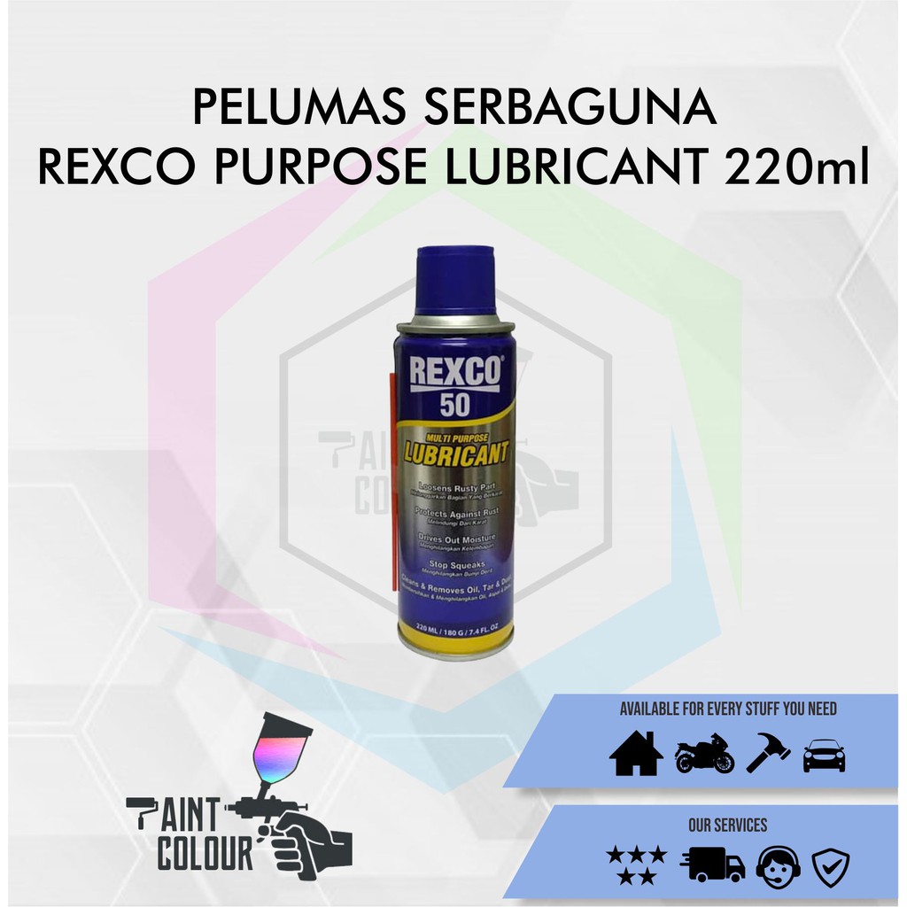 REXCO 50 Pelumas Serba Guna Multi Purpose Lubricant 220ml
