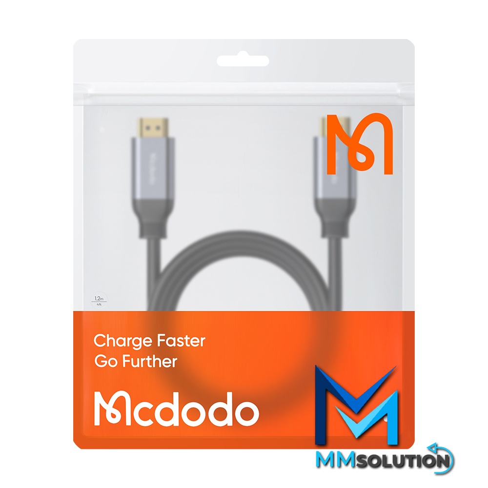 MCDODO CA-129 Kabel HDMI To HDMI 4K HD Audio Video Cable PS4 LAPTOP TV - CA-1291 -- 3M