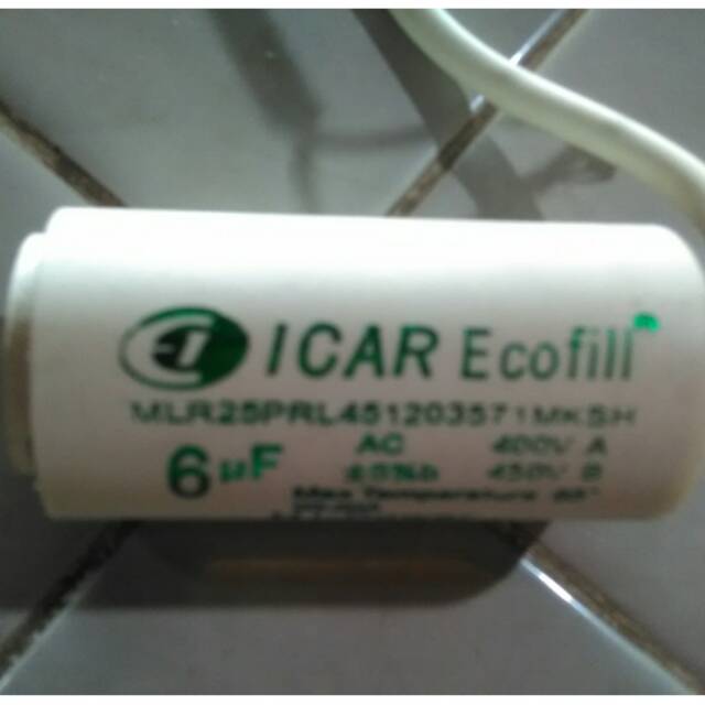 Capasitor Pompa Air Bulat