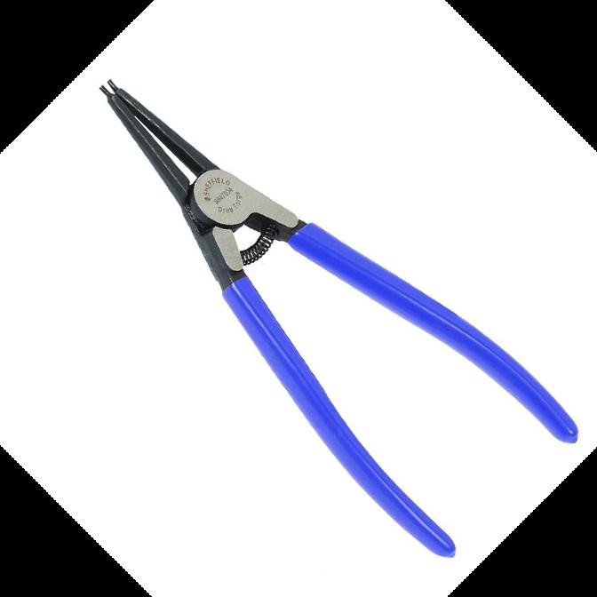 WORKPRO CIRCLIP PLIERS EXTERNAL STRAIGHT- TANG SNAP RING 7" ES W031047