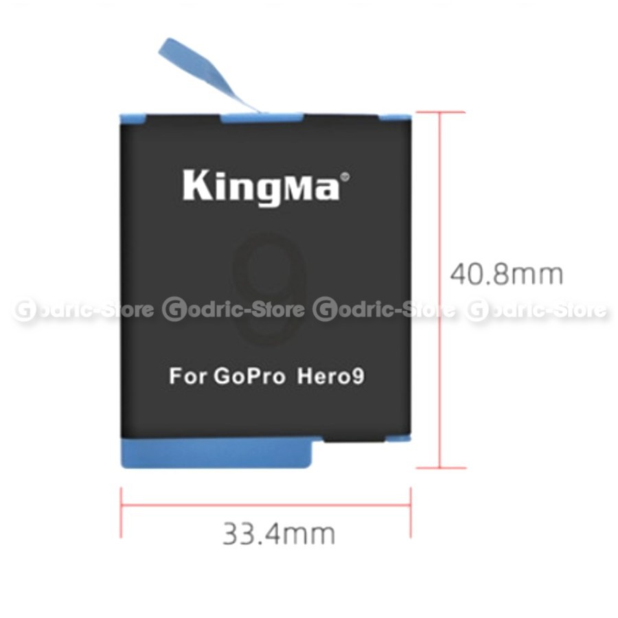 KingMa GoPro Hero 9 / 10 Black Battery Replacement Battery Baterai Cadangan