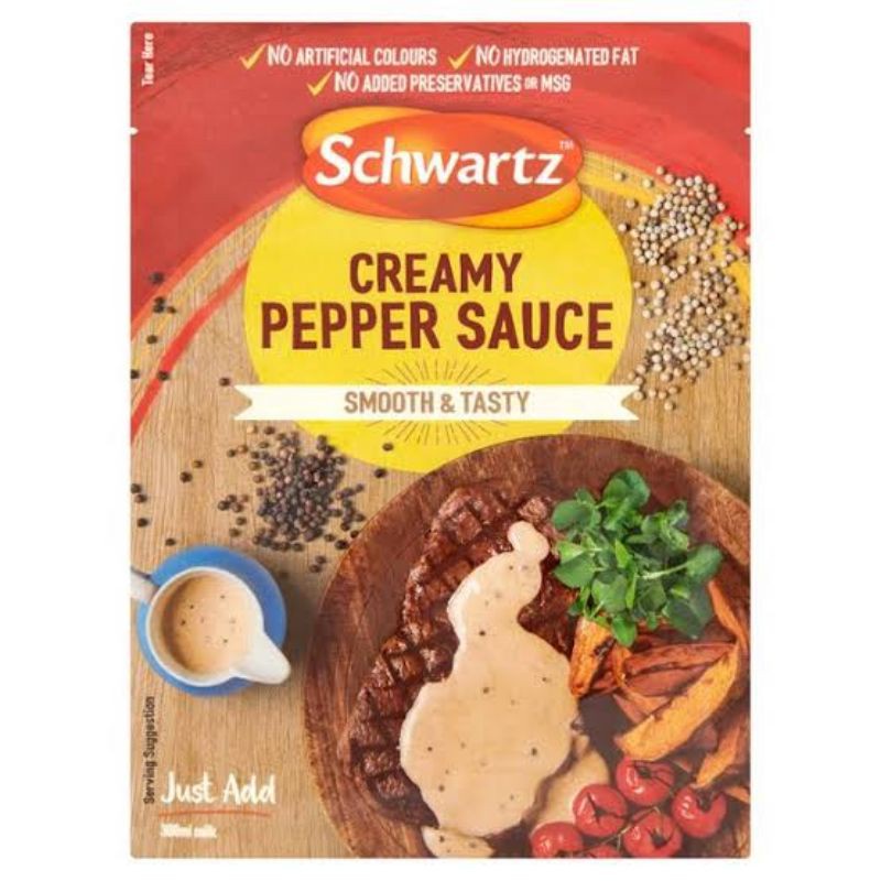 

schwartz creamy pepper sauce 80gr