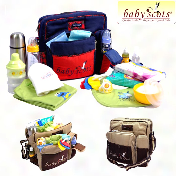 Promo !! BABY SCOTS-TAS BAYI MINI PERLENGKAPAN TRAVELING BAYI MURAH