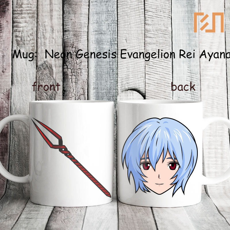 Mug Neon Genesis Evangelion Rei Ayanami and Spear of Longinus