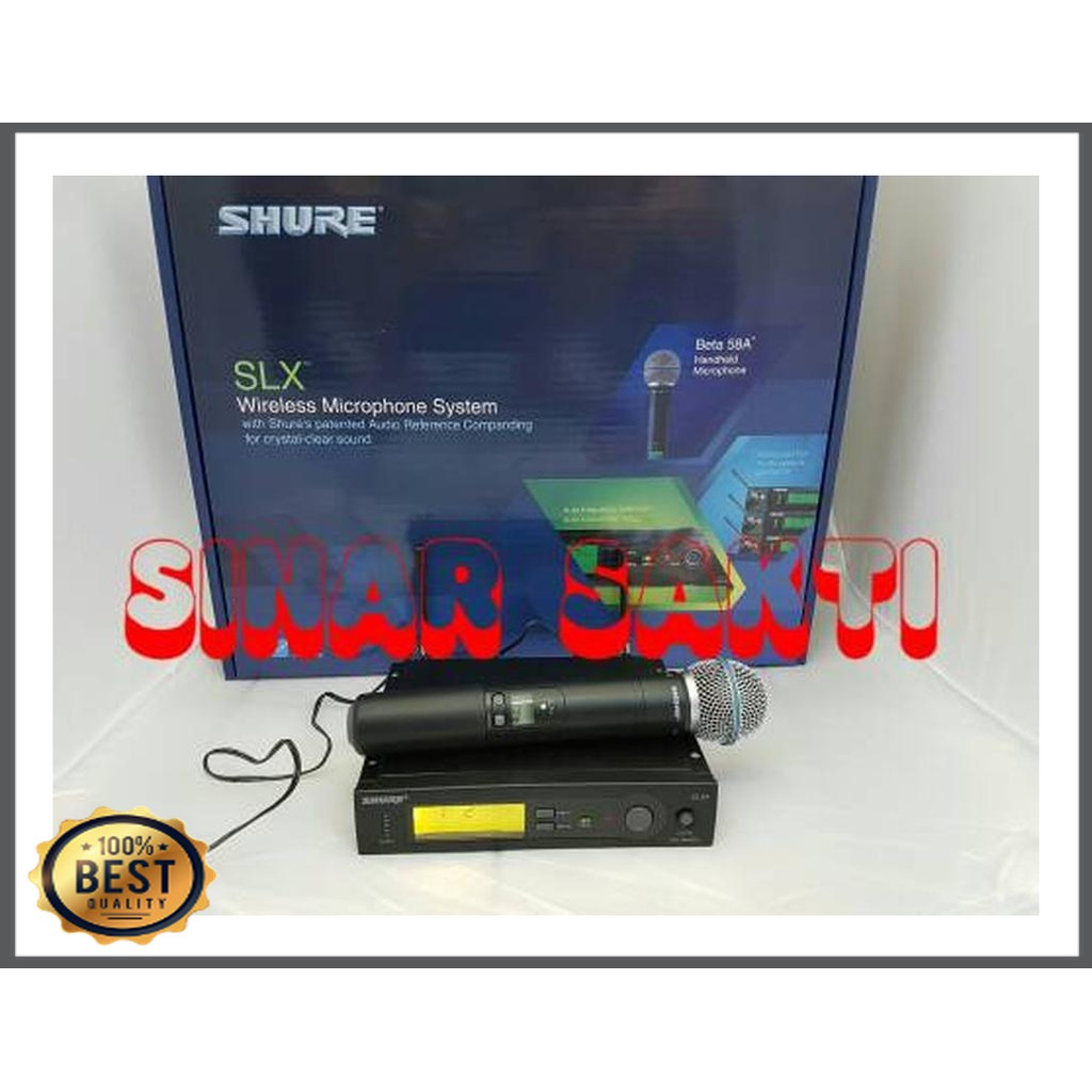Mishad Shop -  Mic wireless shure SLX 4 Beta 58 ( Single Mic ) GU-5117-1920