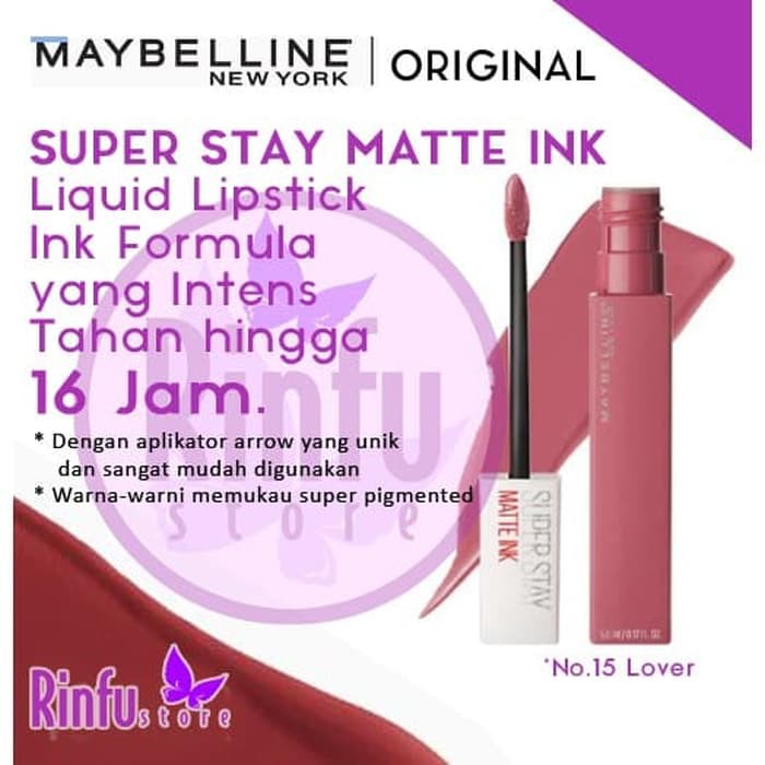 Lipcream Lipstik Maybeline  Maybelline Super Stay Matte Ink