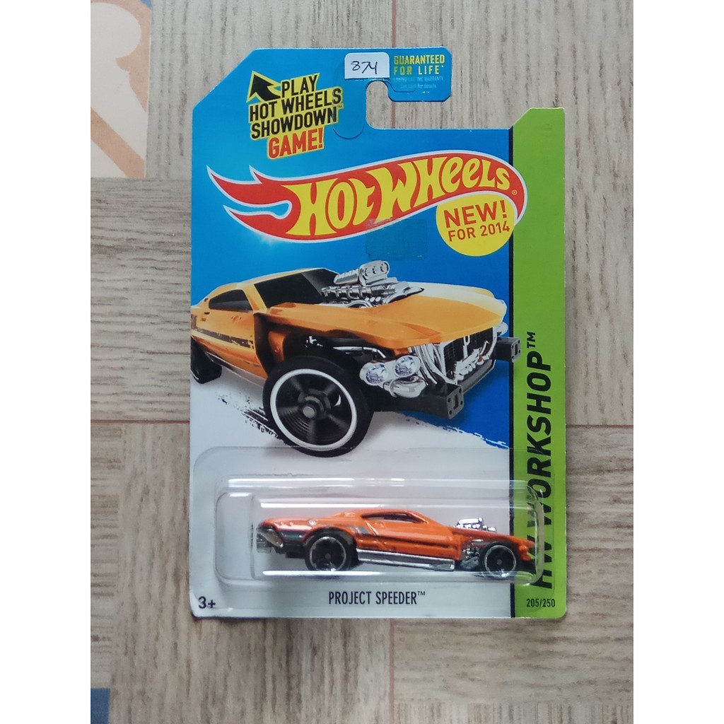 PROJECT SPEEDER ORANGE HOTWHEELS 2014 CODE 874