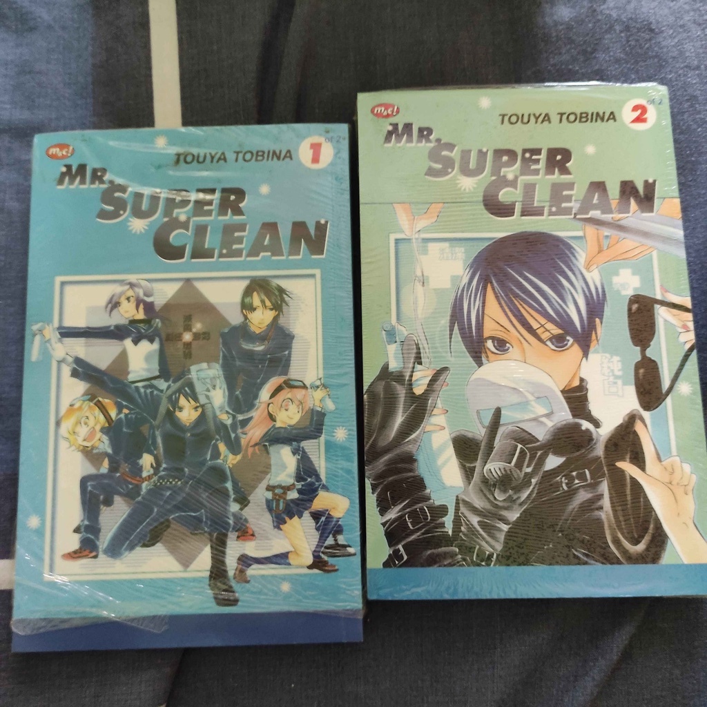 Komik Manga Buku Mr.Super Clean Volume 1 dan 2