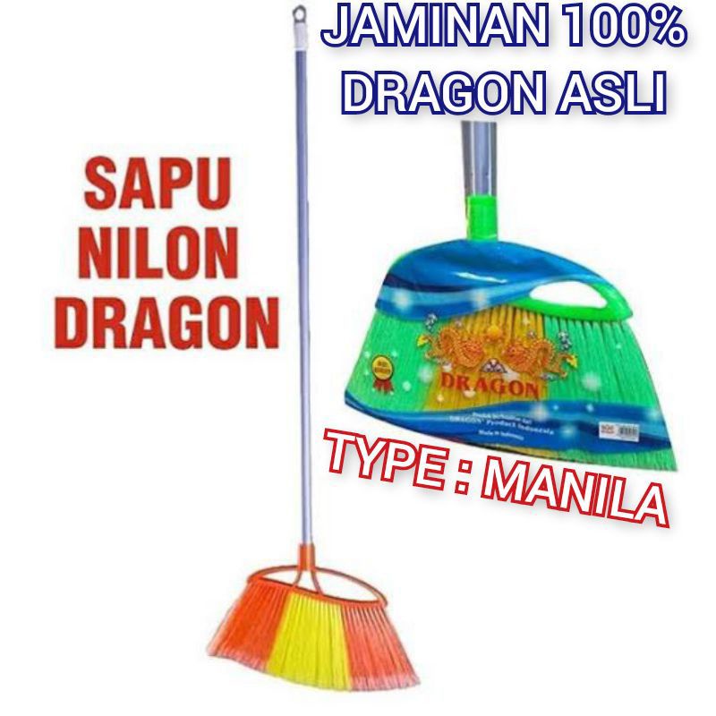 SAPU MANILA DRAGON / Sapu Lantai Dragon Nilon / Sapu Nylon / SAPU SENAR DRAGON