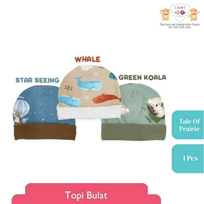 Libby Topi Bulat Tale Of Prairie Series - Topi Bayi isi 3