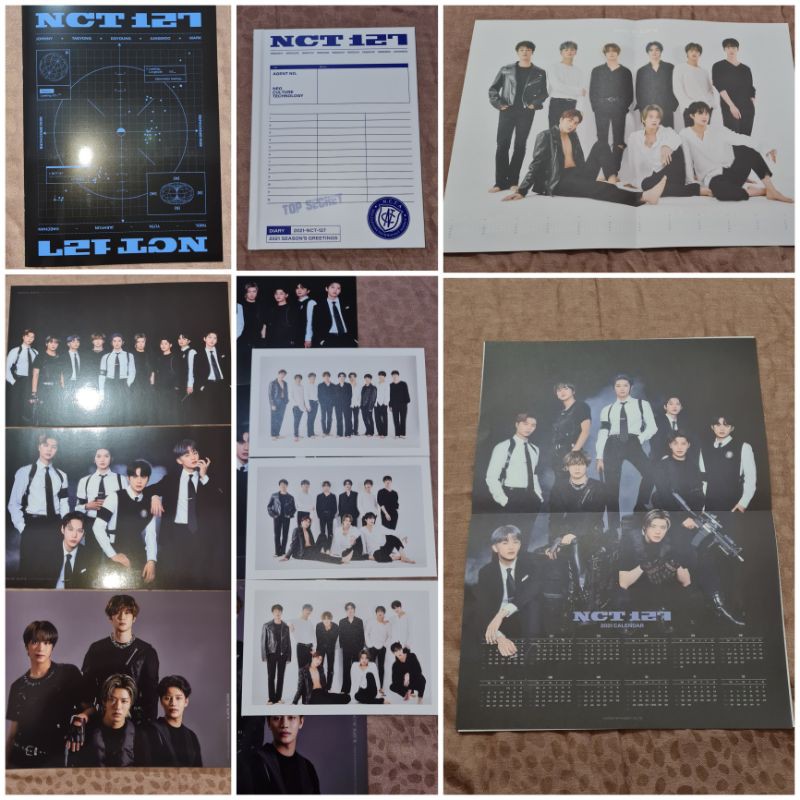 NCT 127 Season Greetings SG Sharing 2021 Member Set Group Greeting Jaehyun Taeyong Mark Doyoung