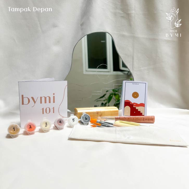 bymi Scratching Art Mirror Plus Painting Kit Athens I City Edition