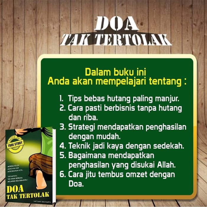 Buku Doa Tak Tertolak Shopee Indonesia