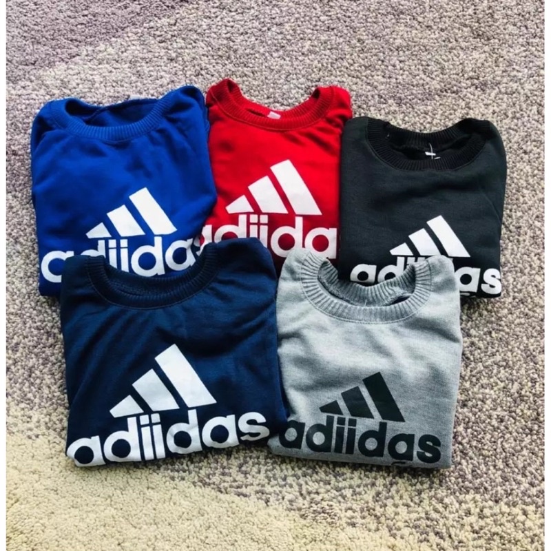 SETELAN SWEATER ANAK LAKI LAKI 1-6 TAHUN ONE SET SWEATER ADIDAS ANAK LAKI LAKI DAN PEREMPUAN