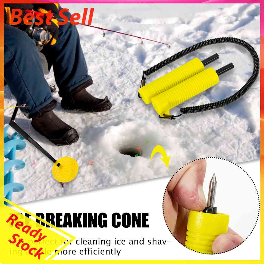 Winter Ice Fishing Ice Picks Retractable Ice Cone Safety Outdoor Fishing Tools