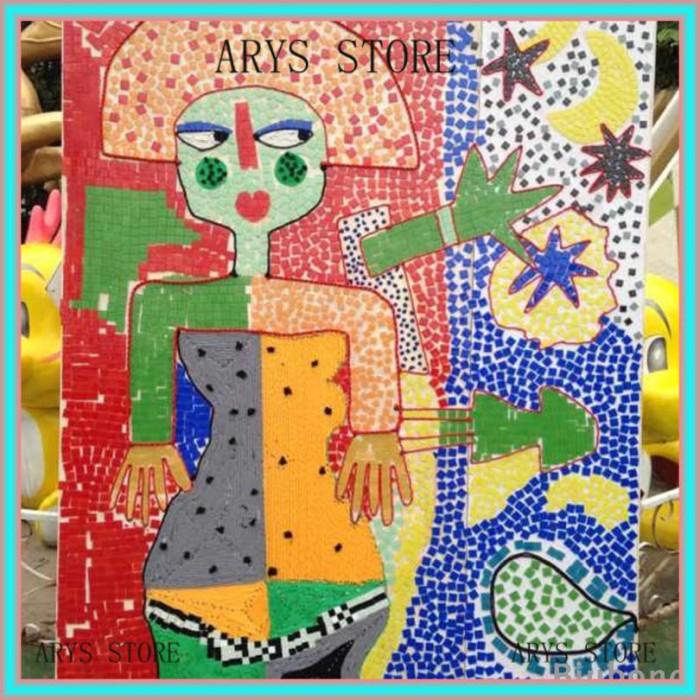 

Paper | [Ay] 160G Assorted Color Clear Glass Mosaic Tiles For Diy Crafts