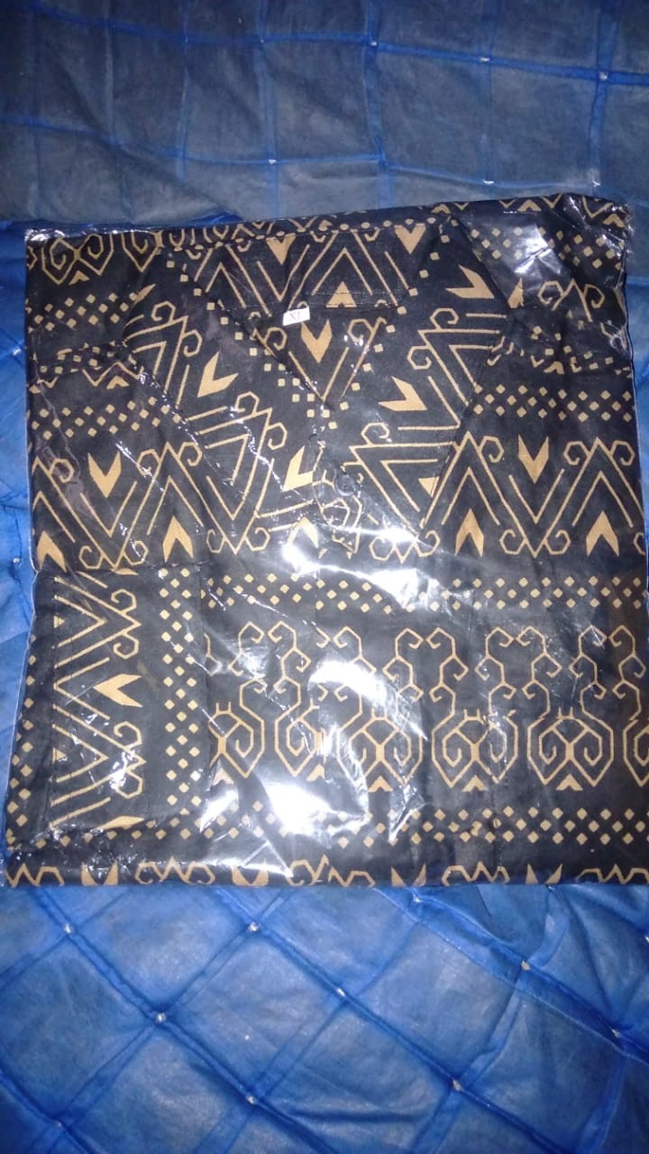 Kemeja Batik Pria Lengan Panjang Size M L Xl Xxl Bswart Batik Hrb026