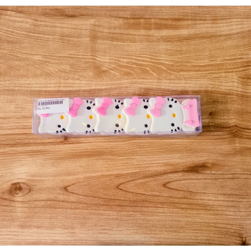 

Gumpaste Kembang Gula Karakter Hello Kitty Badan Pink