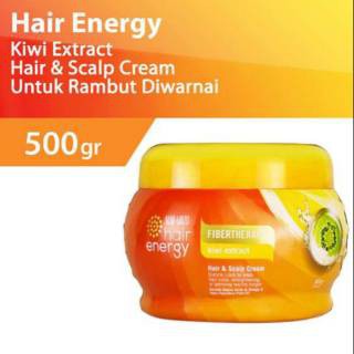 Makarizo Hair energy. Hair &amp; sclap creambath 500 gram (royal jelly, aloe &amp; melon, kiwi, olive)