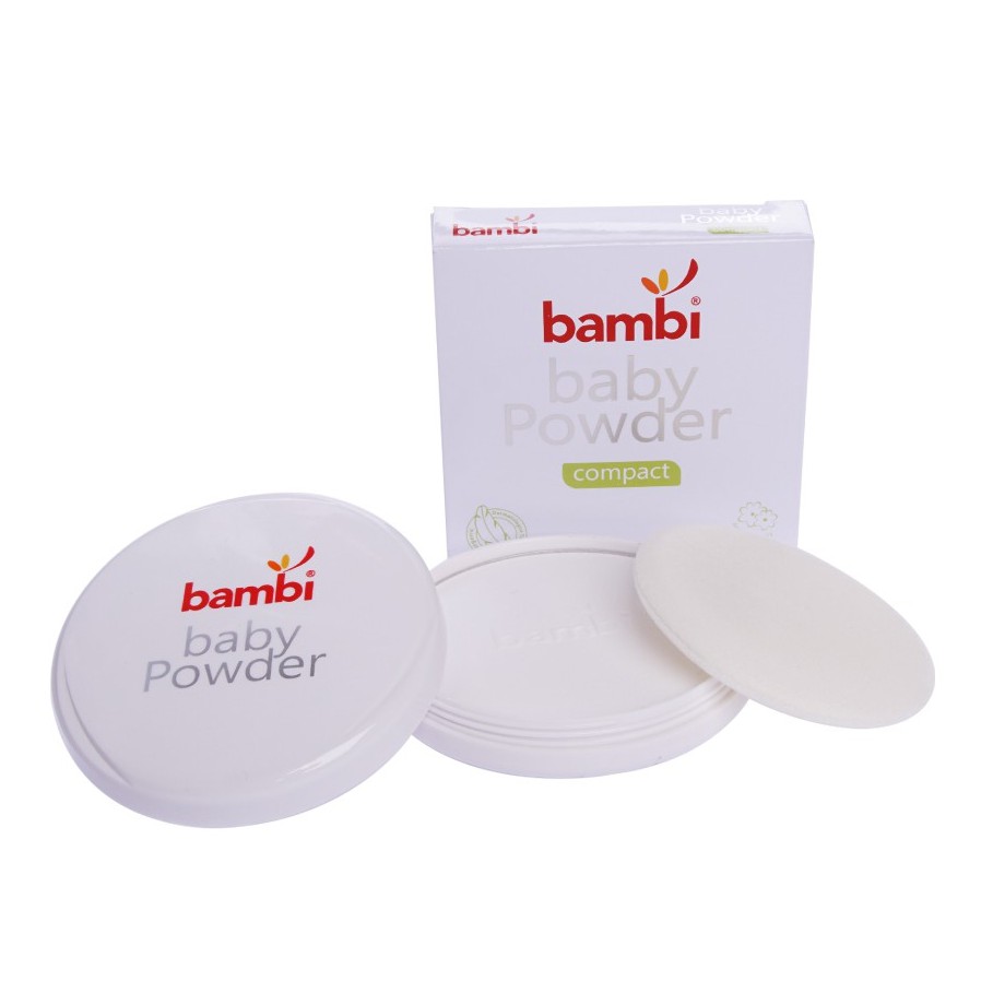 Bambi Baby Powder Compact Bedak Padat Bayi 40g