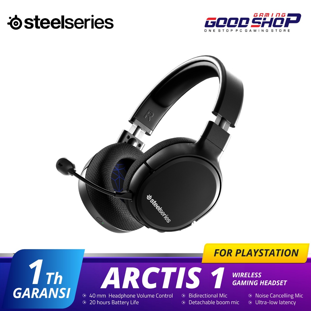 Steelseries Arctis 1 Wireless Black for PS5 - Gaming Headset