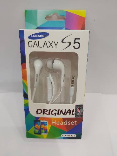 HEADSET HANDSFREE EARPHONE SAMSUNG  GALAXY S5 /