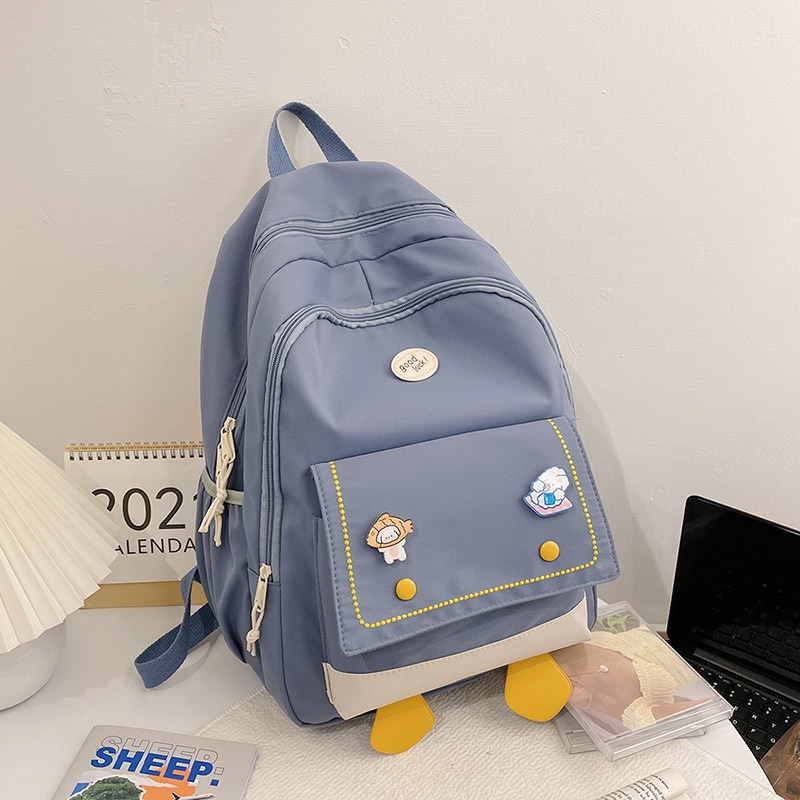 Mismi Inari Bag Tas Ransel Wanita Korea Lucu Backpack Perempuan Sekolah Stylish - 17I-4