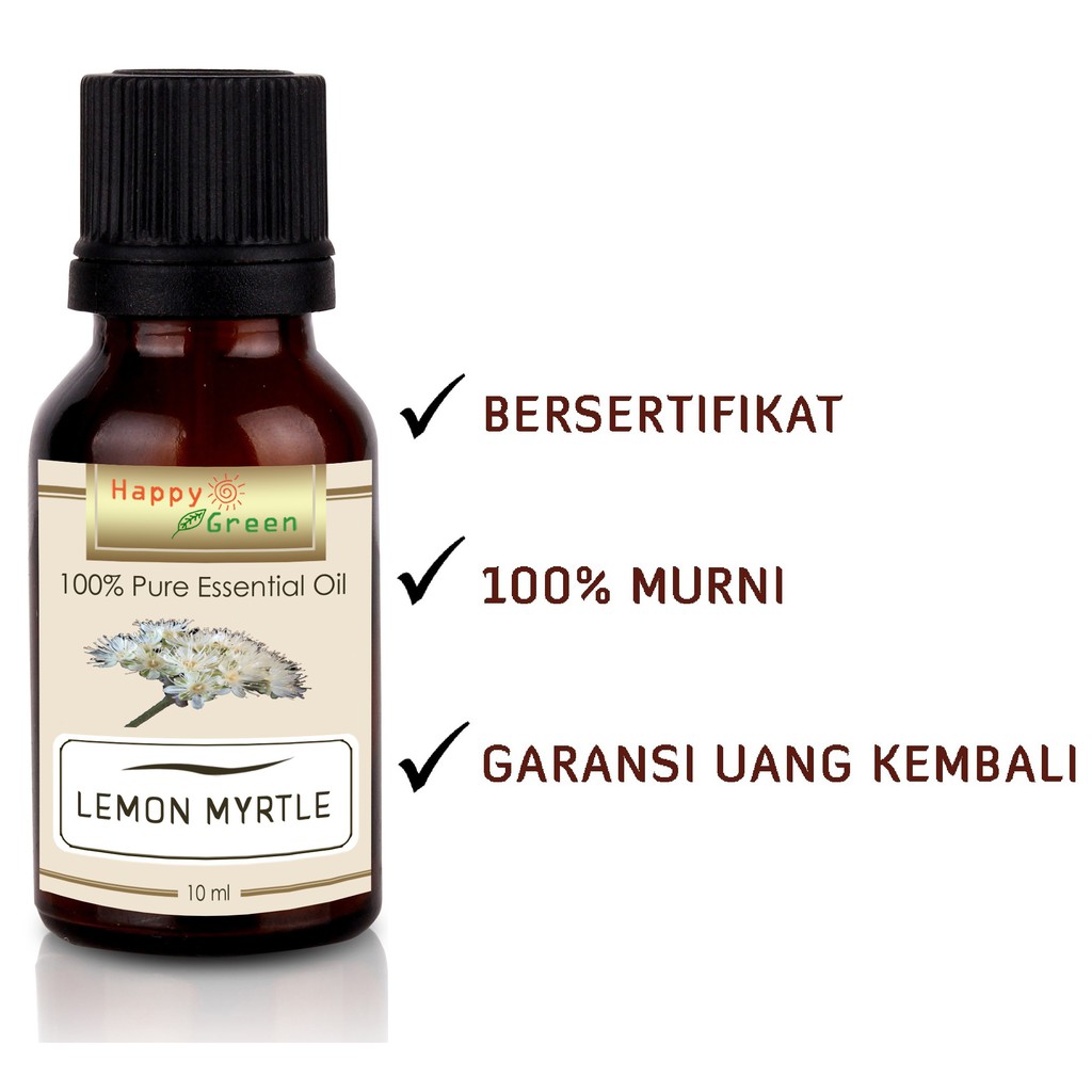 Happy Green Lemon Myrtle Essential Oil - Minyak Lemon Myrtle