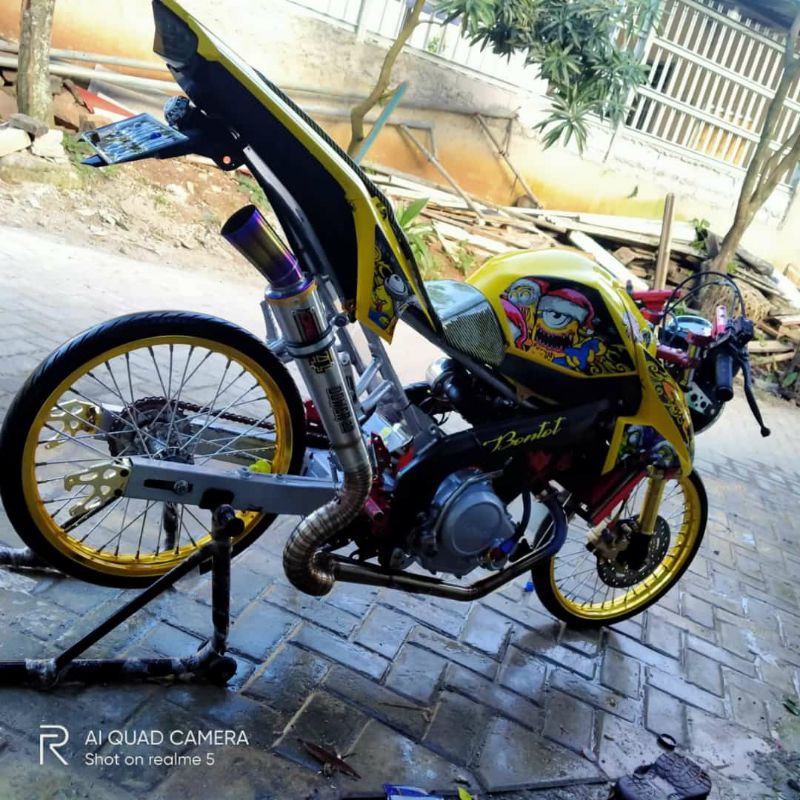 Knalpot Racing DAENGSAI4 Canister Only Free Laser Nama-4