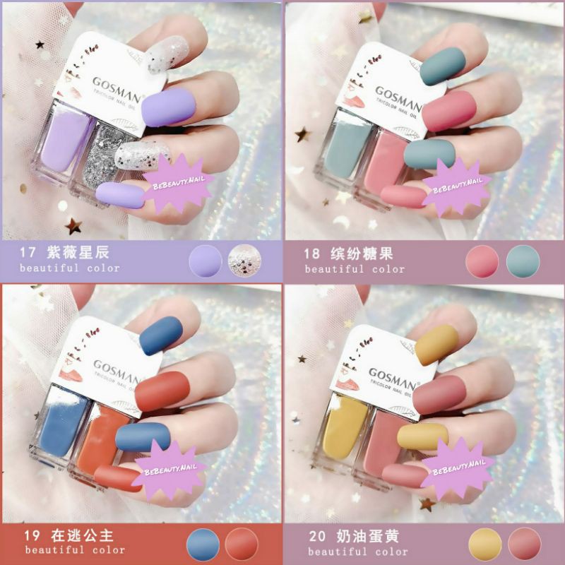 ( PART 1 ) Kutek 2in1 nail polish 2in1 kutek ORIGINAL Gosman kutek 2 in 1